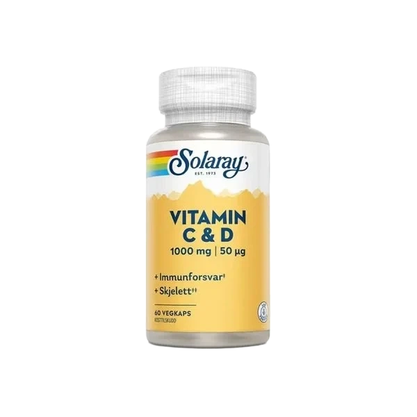 Solaray Vitamin C og D