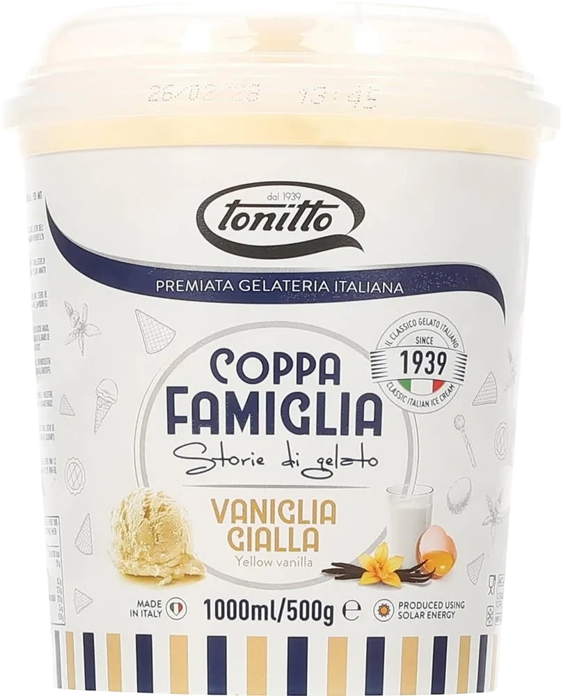 Coppa famiglia vanilje 1 l