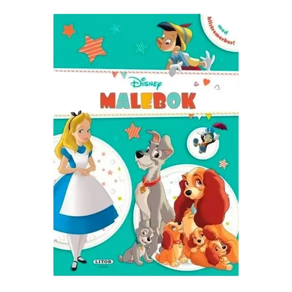 Disney Malebok med Klistremerker