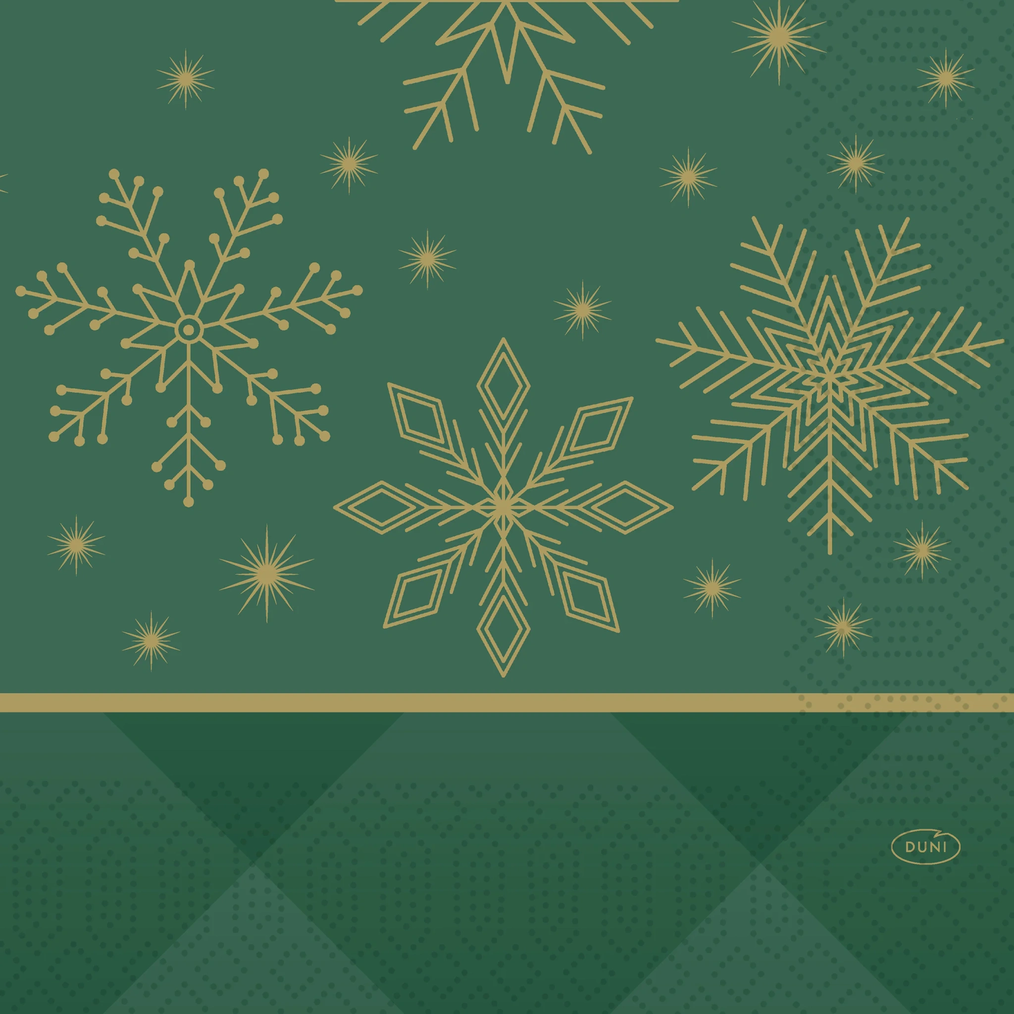Serviett 3l33cm Rhombus Green