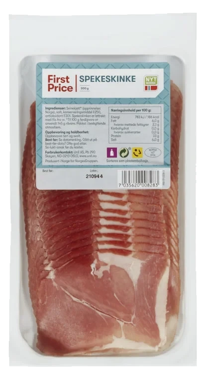 Spekeskinke 300g First Price