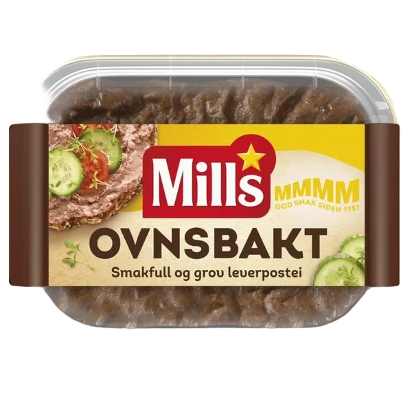 Leverpostei Ovnsbakt 185g Mills