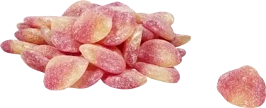 Fersken Vingummi 3kg Snop