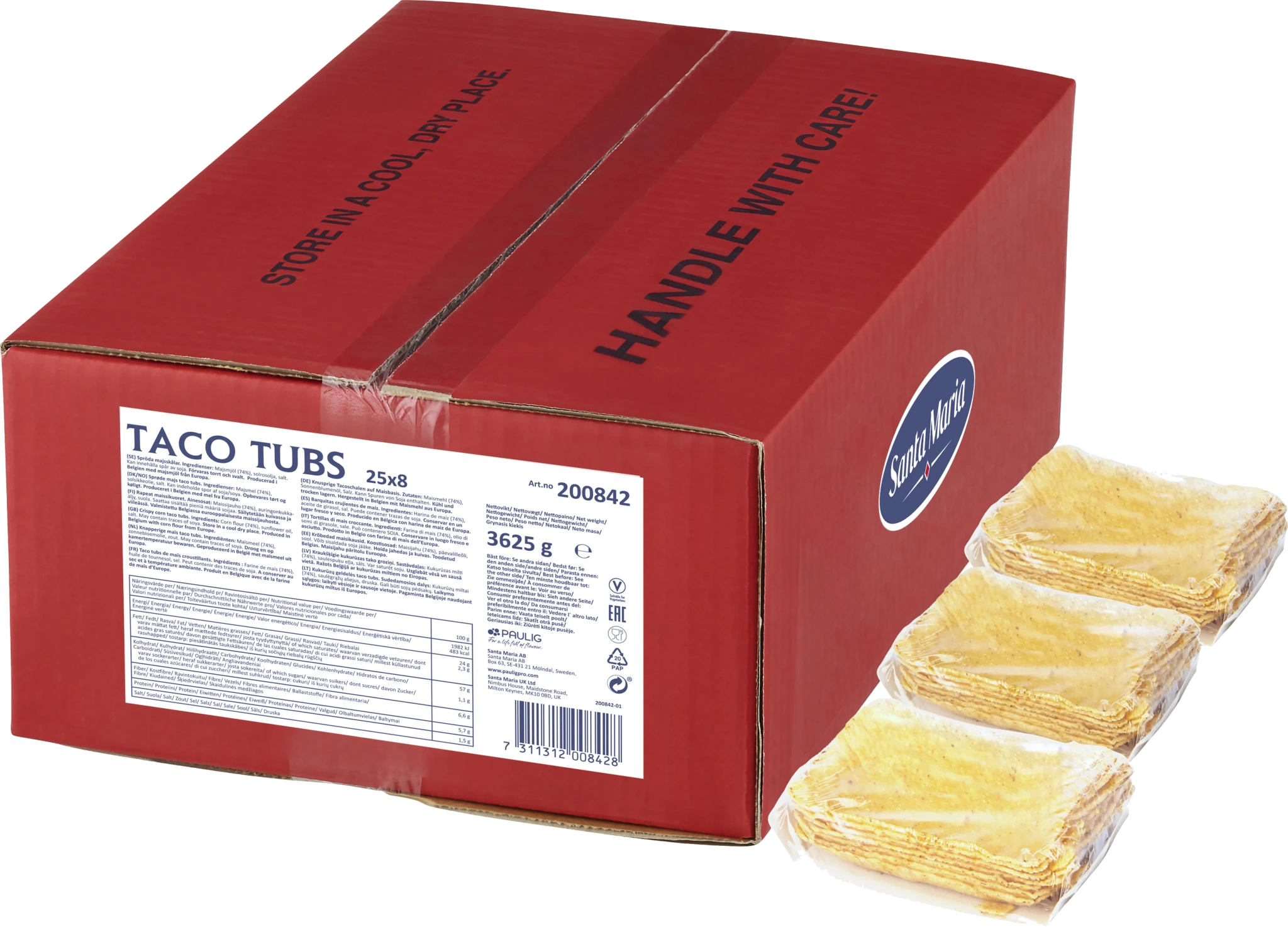 Taco Tubs 3625g Santa Maria