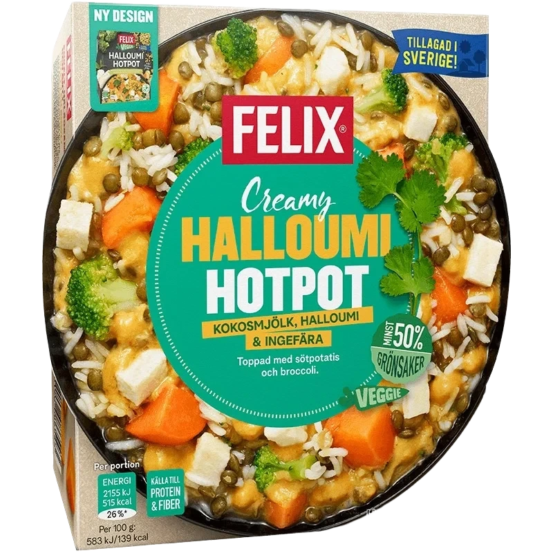 Creamy Halloumi Hotpot