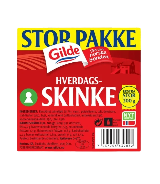 Hverdagsskinke 200g Enh