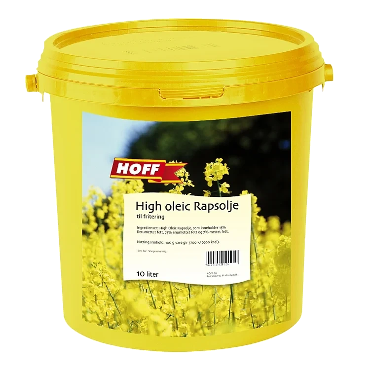 Hoff High Oleic Rapsolje 10ltr