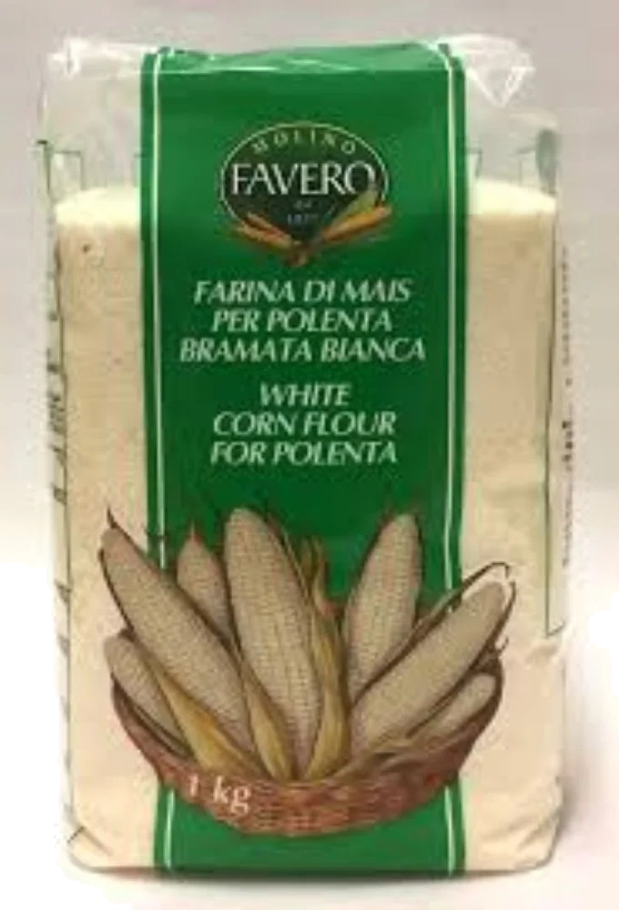 Favero Polenta Hvit Maismel Fin 1kg