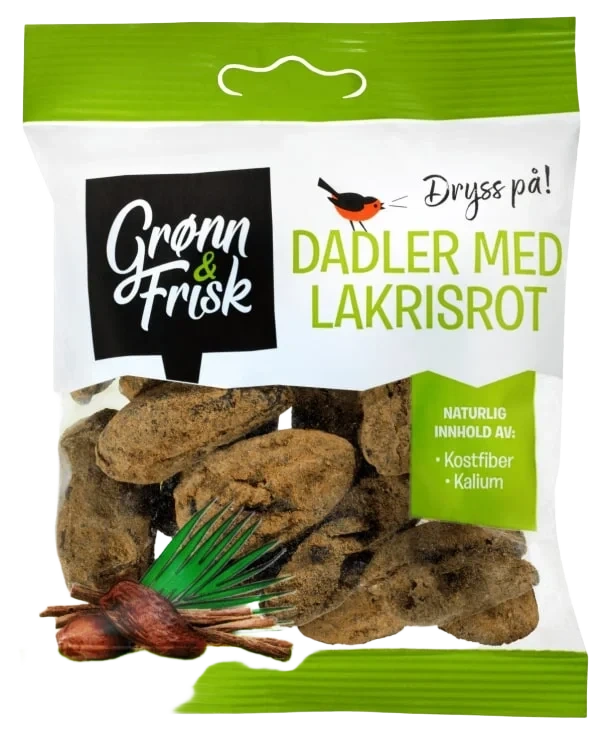 Dadler med Lakris 90g Grønn & Frisk