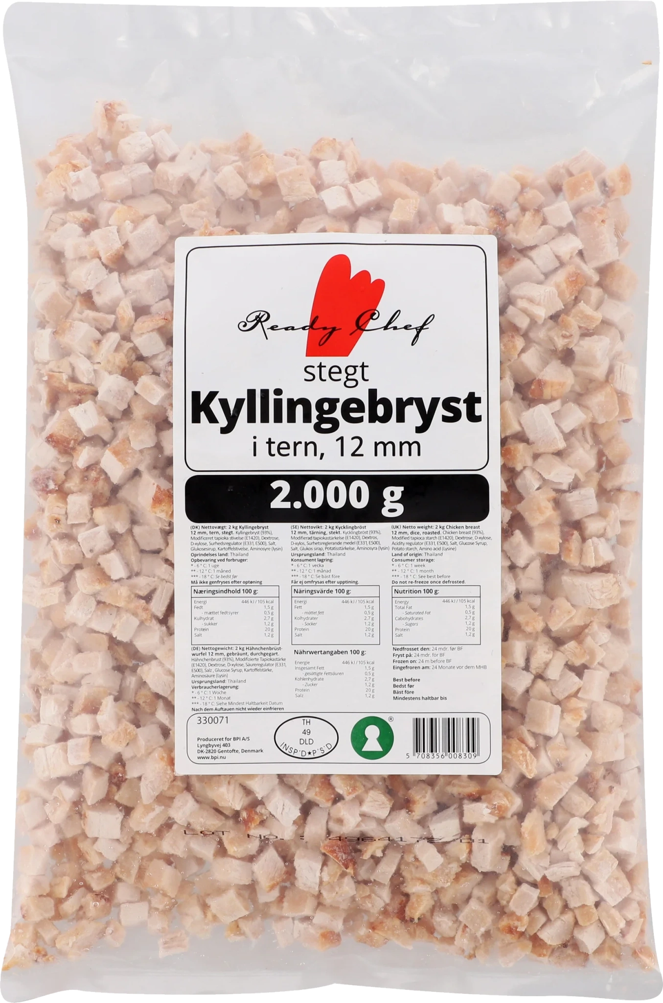 Grillad Kyckling Tärnad