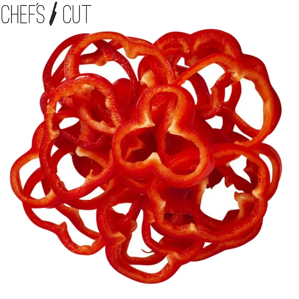 Paprika röd, hela ringar