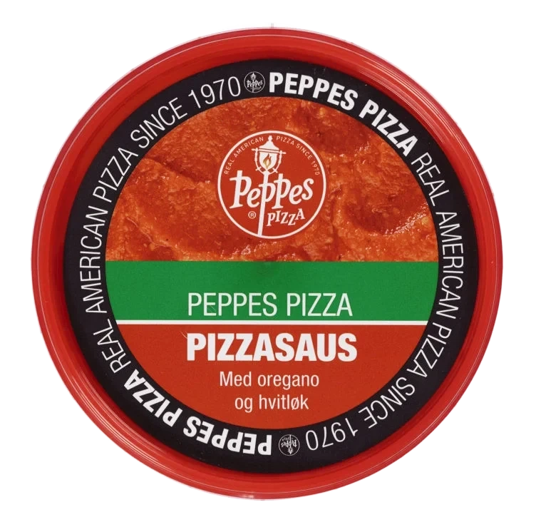 Peppes Pizzasaus Oregano & Hvitløk 180g