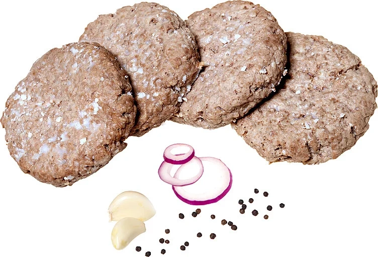 Beef burger 150g stekt 4xca1,25kg kg