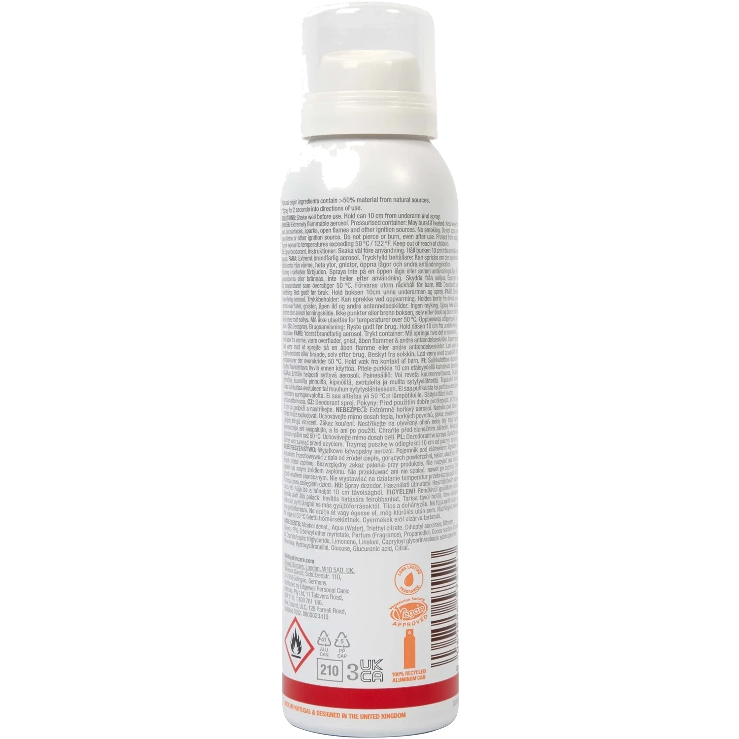 Bulldog Spray Deodorant