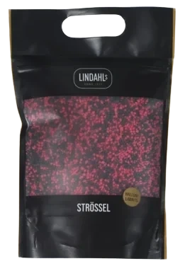 Strössel Hallon/lakrits Hagel Lindahls 1kg