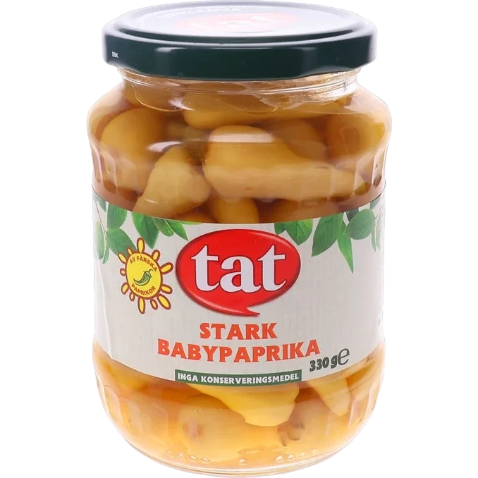 Inlagd Stark Babypaprika
