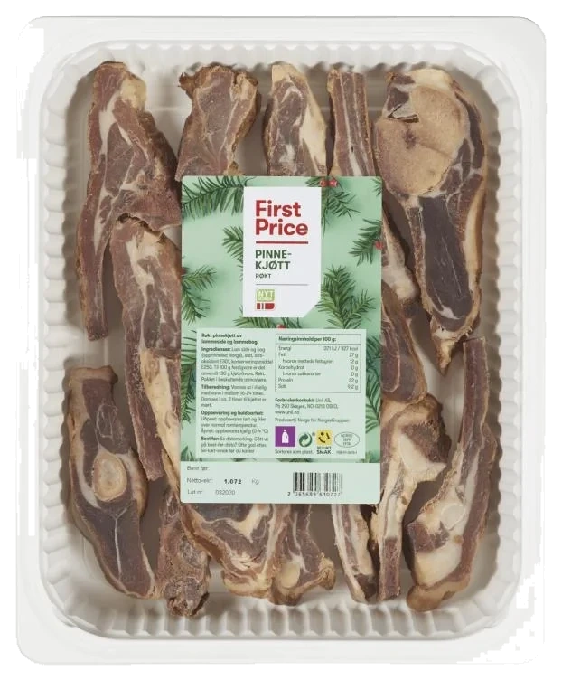 Pinnekjøtt Røkt Ca1kg First Price