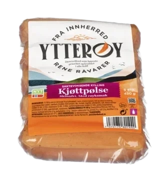 YTTERØY Kylling Kjøttpølse Røkt Frys