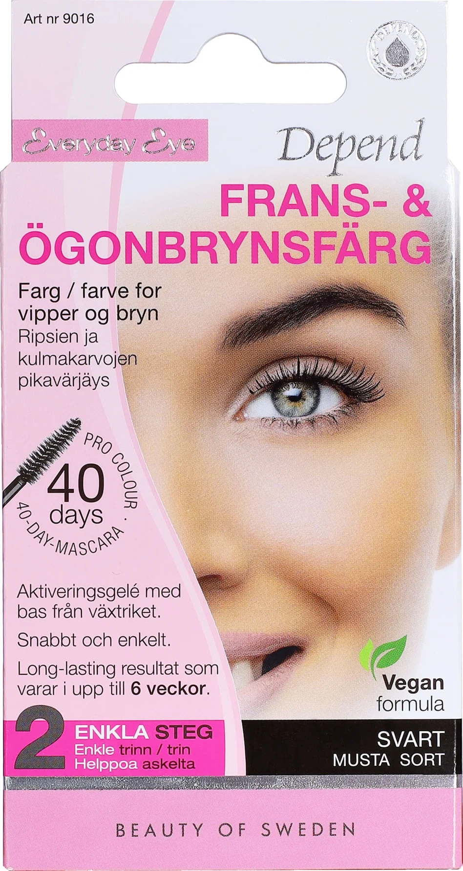 Depend Everyday Eye Permanent Lash & Eyebrow Color Black