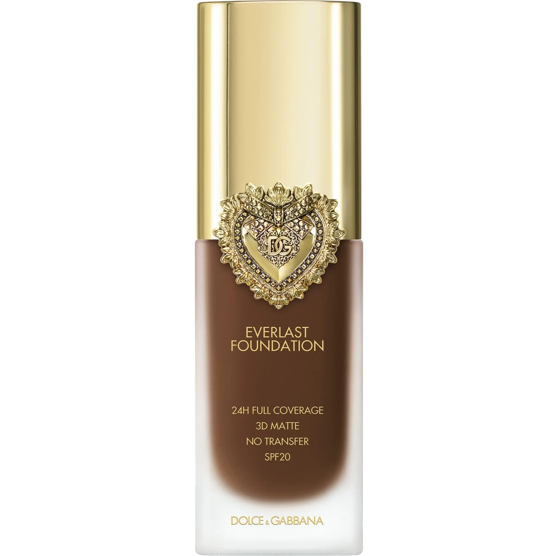 Dolce & Gabbana Everlast Foundation 24H Full Coverage 3D Matte No Transfer SPF20 38C Deep