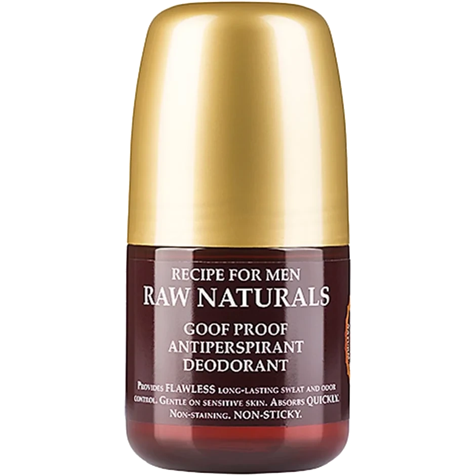 Raw Naturals by Recipe for Men Goof Proof Antiperspirant Deodorant