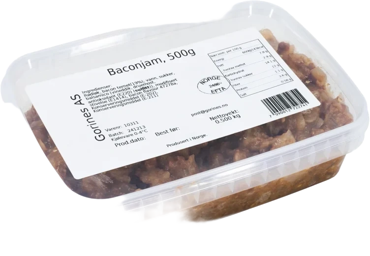 Baconjam, 500g Gorines
