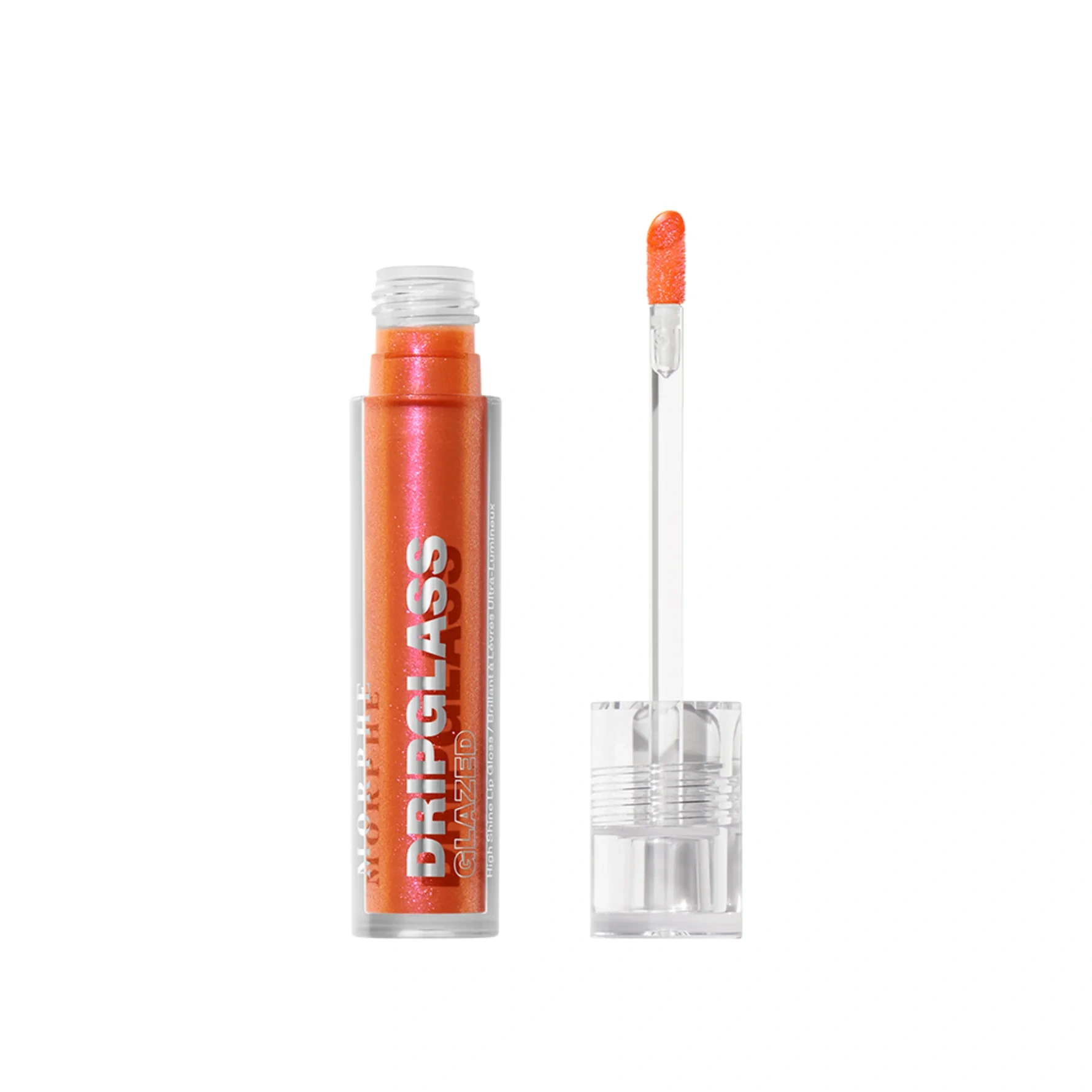 Morphe Dripglass Glazed High Shine Lip Gloss Peach Prism