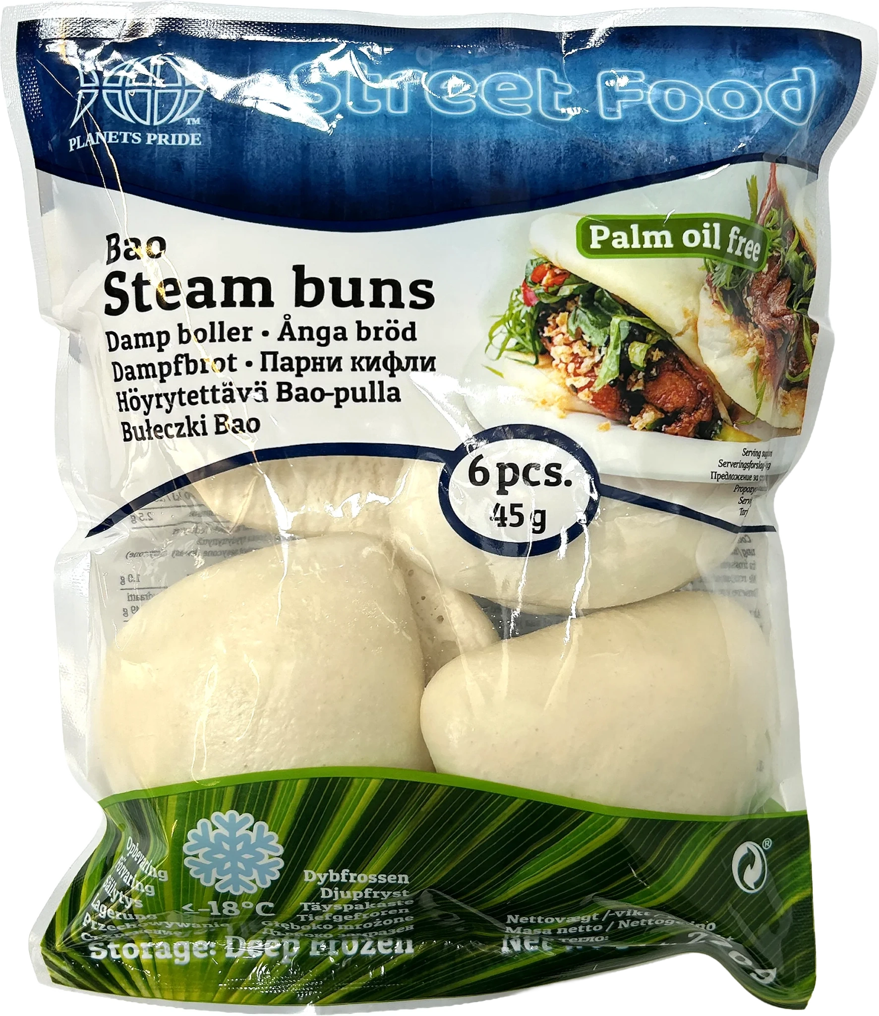 Bao bröd u/palmolja 6x45g