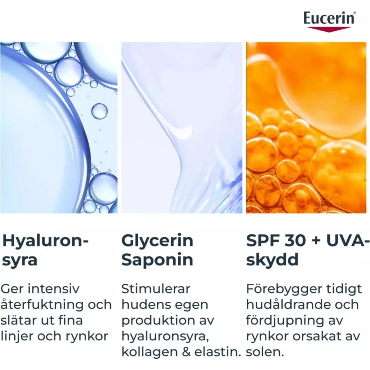 Eucerin Hyaluron-Filler +3x dagkrem SPF30 refill 50 ml