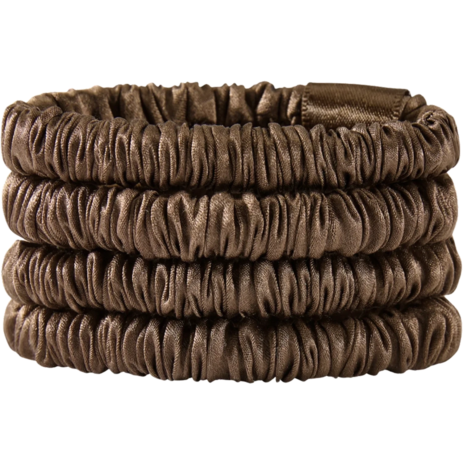 Lenoites Mulberry Silk Skinny Scrunchies