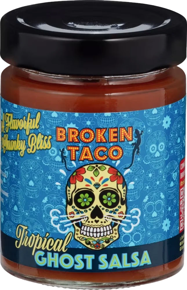 Broken Taco Tropical Ghost Salsa 240g