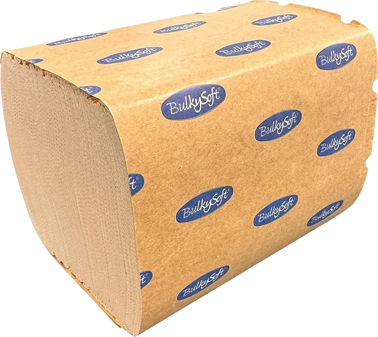 Serviett 21x16 Cm 2-lags Interfold Sand Resirkulert
