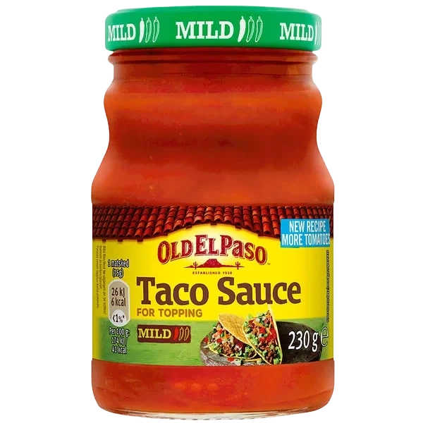 Taco Sauce Mild 230g Old El Paso