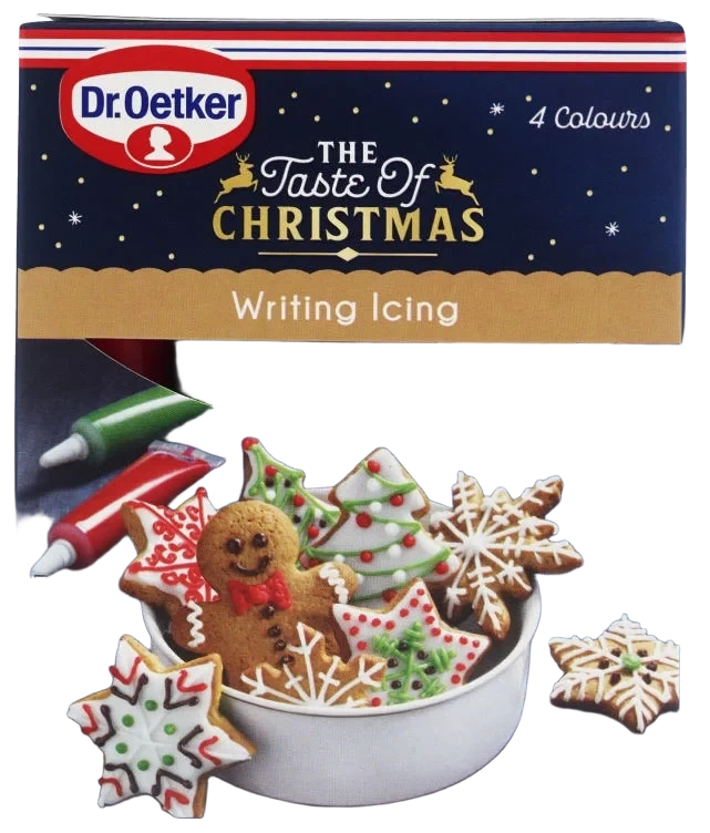 Writing Icing Christmas 76g Dr.Oetker