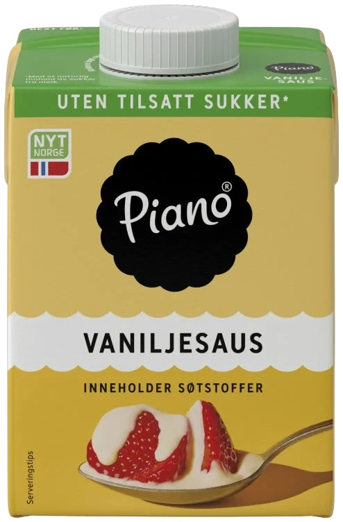 Piano Vaniljesaus uten 1/2l Tine