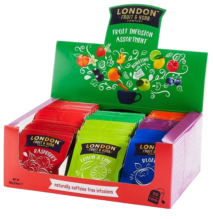 London Fruit & Herb Fruit Tea mixboks 8 sorter