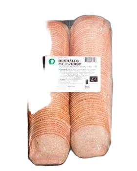 Hushållsmedwurst skivad Ekologisk