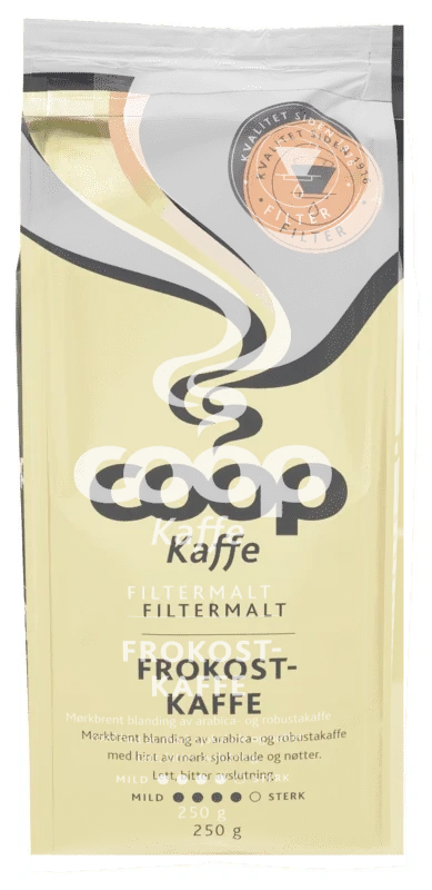 Coop Frokost Filtermalt 250g