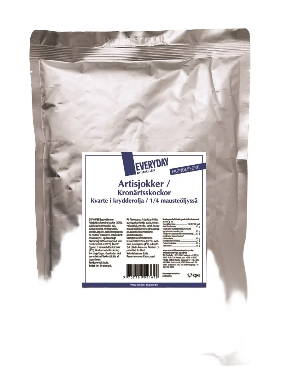Everyday Artisjokk i Olje Økonomi 1,7kg