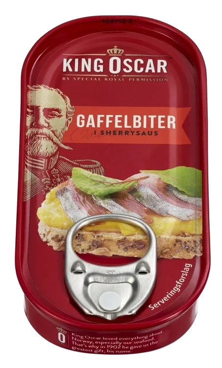 King oscar gaffelbiter i sherrysaus  50g