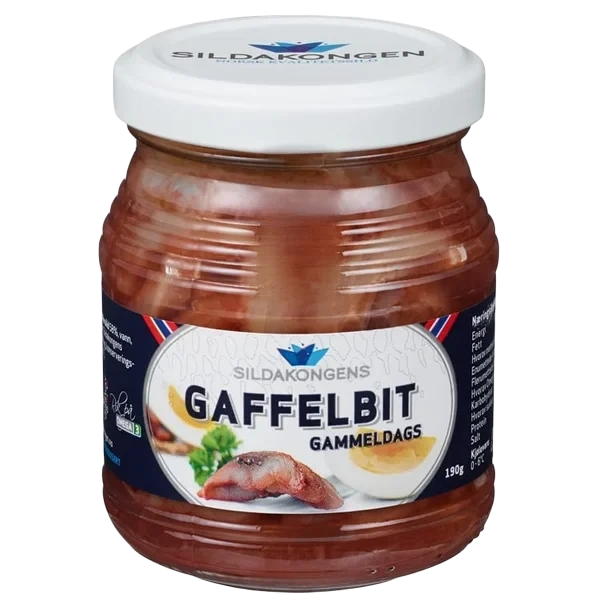 Gaffelbit Gammeldags 190g Glass Sildakongen