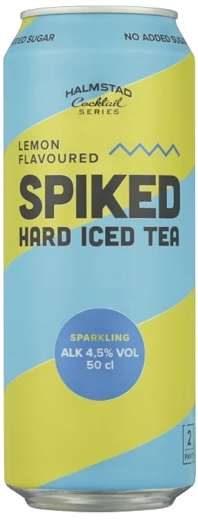 Halmstad Spiked Hard Iced Tea Lemon 0,5l boks