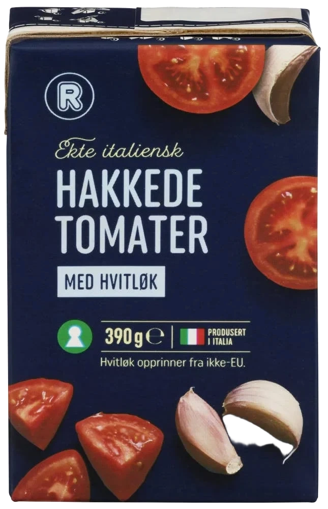 Hakkede tomater