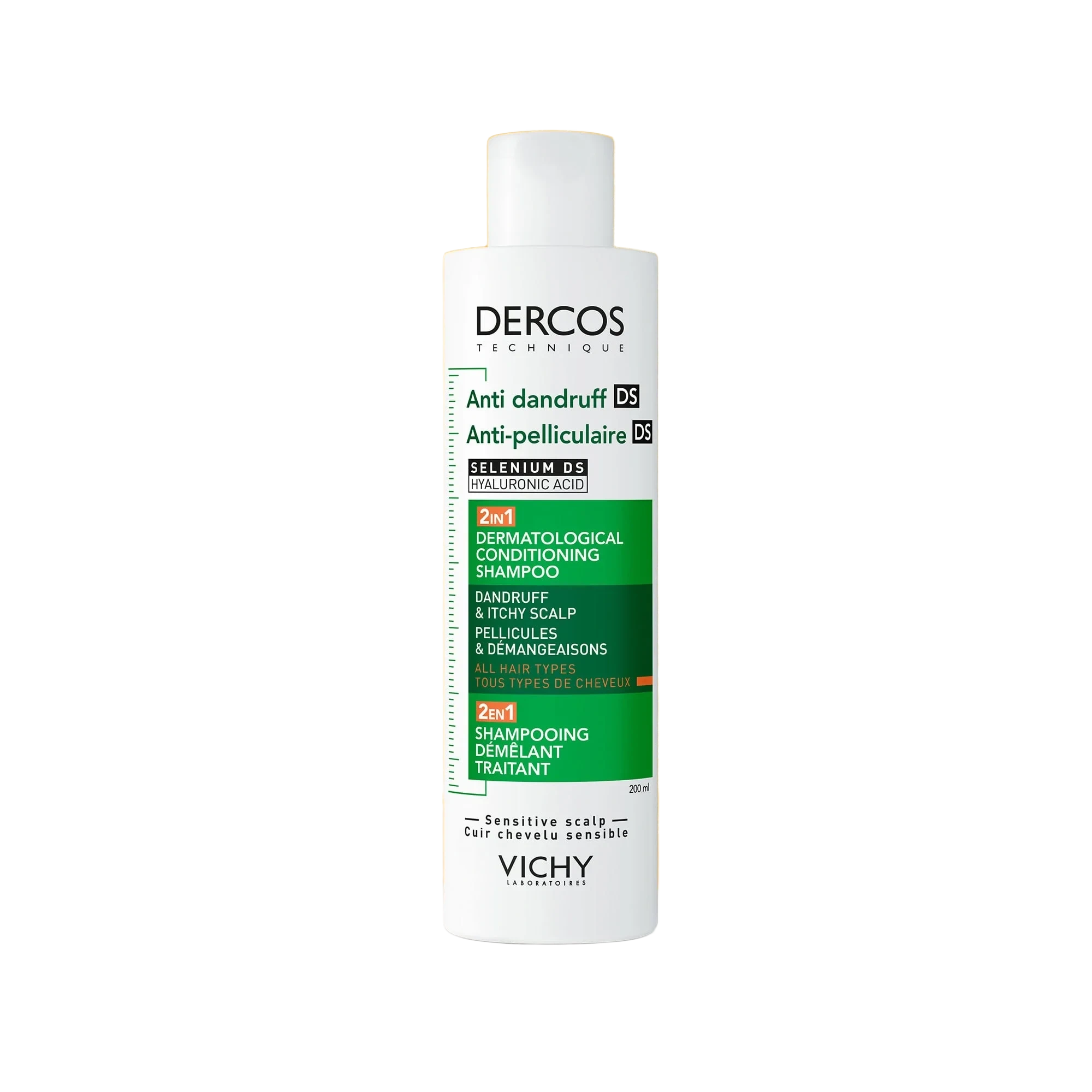Vichy Dercos Technique Anti-Dandruff 2–1 Shampoo + Conditioner, 200 ml