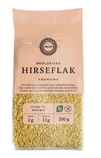 Helios Økologiske Hirseflak 250g
