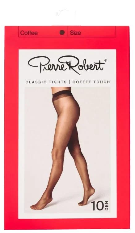 Tights 10 Den Coffee 44-48 Pierre Robert