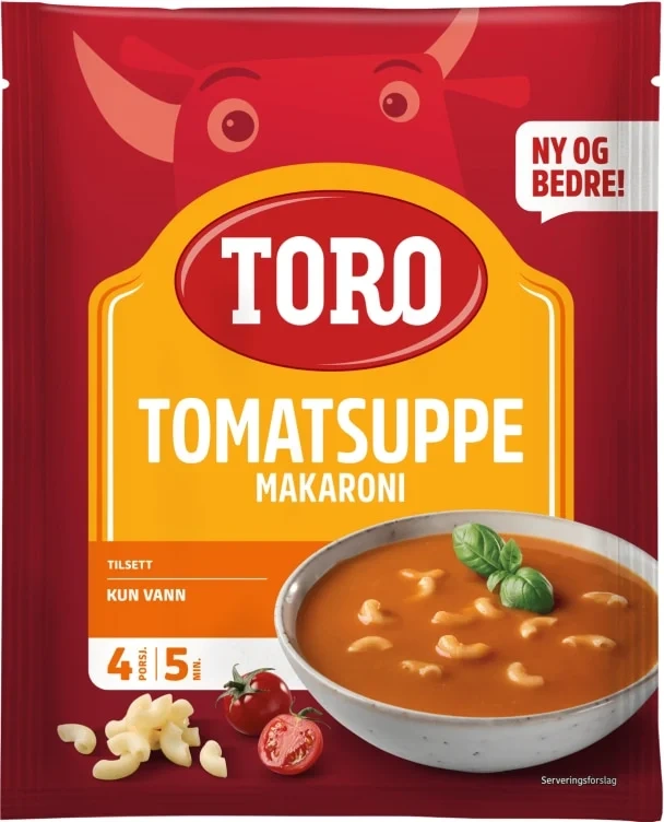 Tomatsuppe m/Makaroni 122g Toro