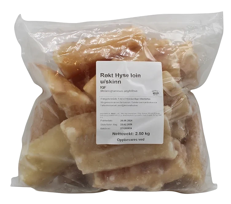 Hyse Loins Røkt, 120-140g