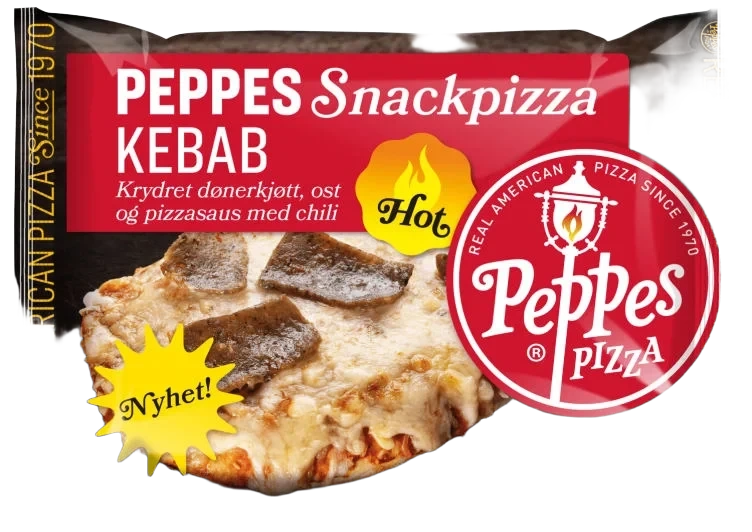 Peppes Snackpizza Hot Kebab 140g