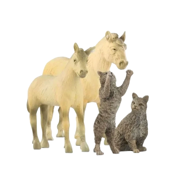 Bondegårdsdyr - Hester og Katter